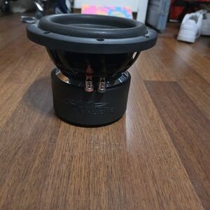 8" Black Car Subwoofer - Compact High-Performance Bass